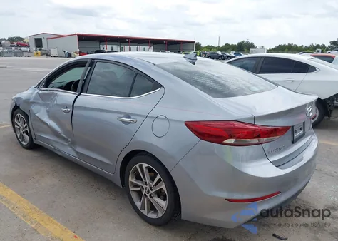 2017 Hyundai Elantra Limited from USA, damaged, VIN 5NPD84LF3HH153939